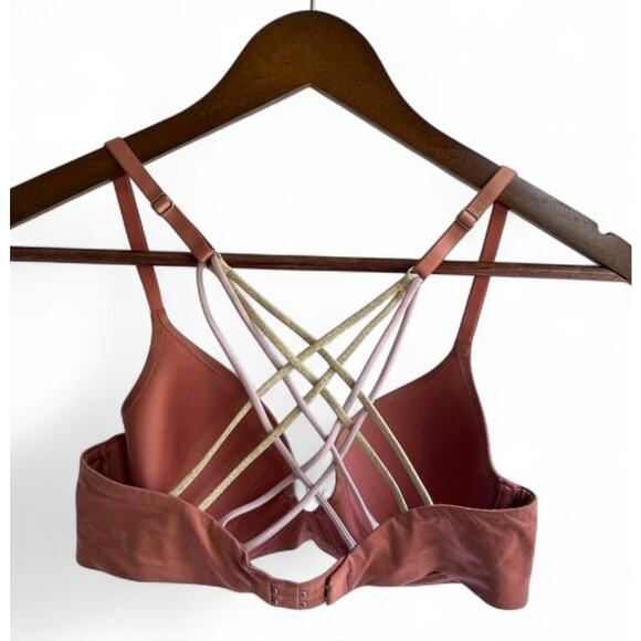 Aerie Sunnie Underwire Bra Full Coverage Molded Cups Lined Stretch Women’s 32B - Picture 5 of 6